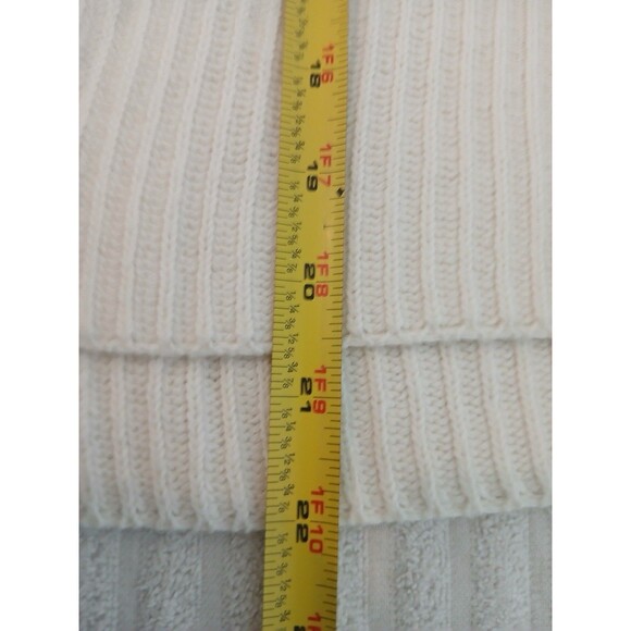 Weeken Max Mara Womens Sweater Beige Ivory Ribbed Panel Knit Pullover Oversized - Picture 10 of 14